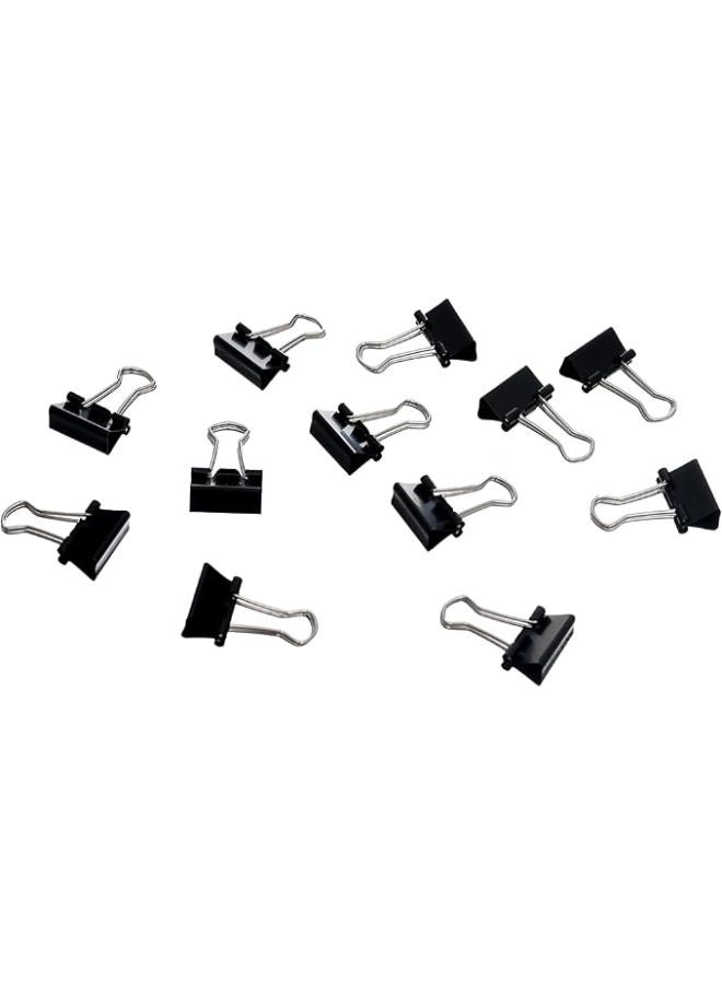 M&G Bulldog Clips, 50mm 12-Pack for Extra-Strong Binding of Large Paper Stacks - Image 1