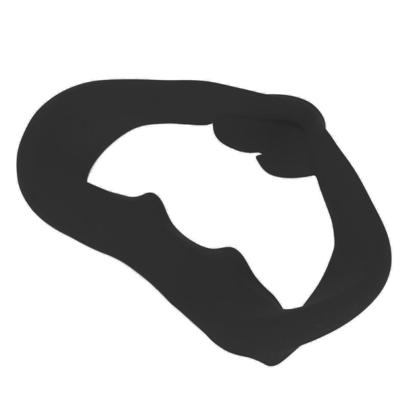 غطاء عينات VR: قناع عينات سيليكون أسود - تصميم مشمس واقي من العرق وملتهب لنظارات VR لـ أذرع أجهزة ألعاب VR Oculus Quest 2 - Image 3