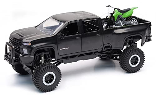 NewRay XTreme Adventure Chevrolet 3500 HD Off Road with Dirt Bike Playset - Image 1