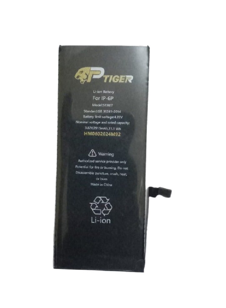 TIGER Battery for iPhone 6 Plus.High-capacity Lithium Cobalt Oxide Lithium-ion Safe and reliable stable performance long Standby Time Long Lasting Battery - Image 1