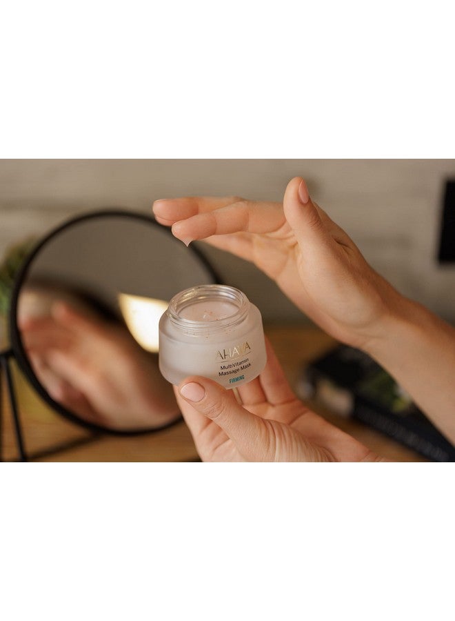 AHAVA Firming Multivitamin Massage Mask Enhances Firmness, Luminosity & Radiance, Enriched With Antiaging Vitamin C, Pro B5, B3, D & Exclusive Osmoter, Blend Of Dead Sea Minerals, 1.7 Fl.Oz - Image 5