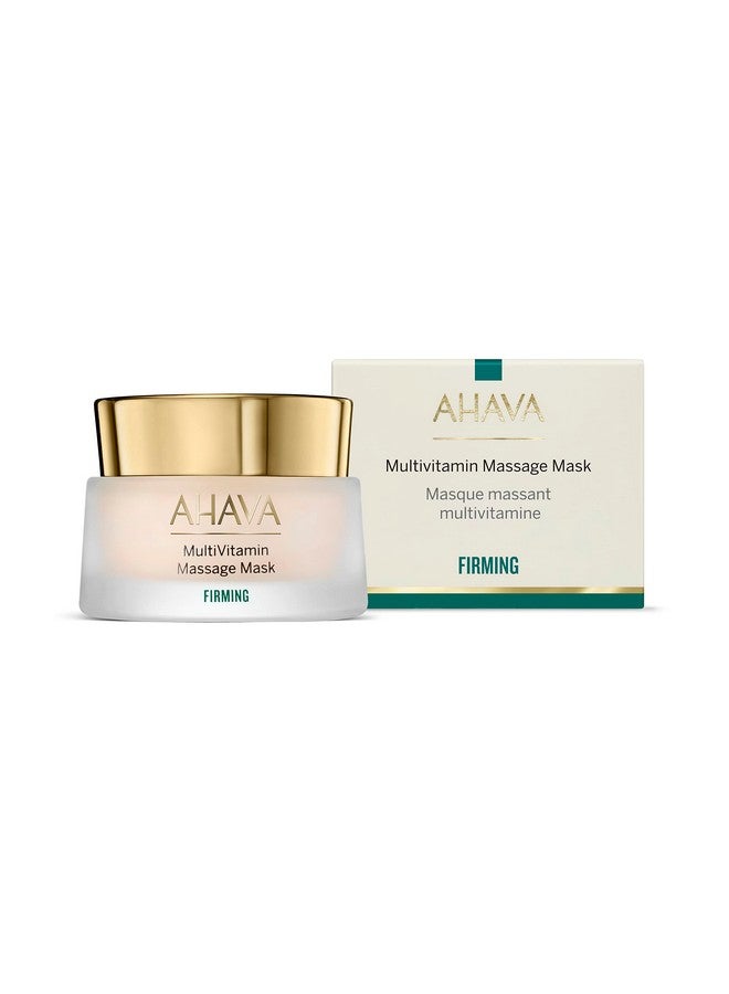 AHAVA Firming Multivitamin Massage Mask Enhances Firmness, Luminosity & Radiance, Enriched With Antiaging Vitamin C, Pro B5, B3, D & Exclusive Osmoter, Blend Of Dead Sea Minerals, 1.7 Fl.Oz - Image 4