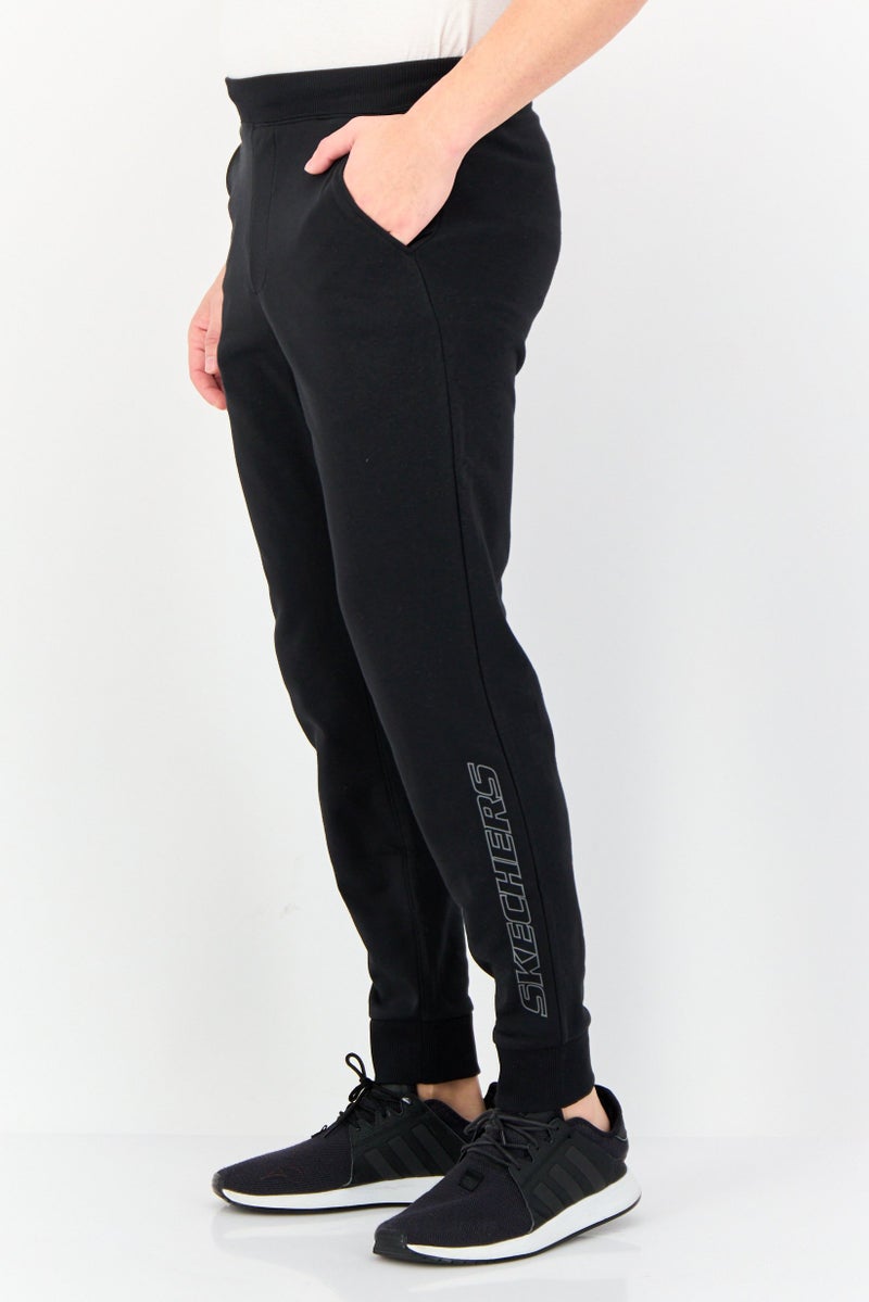 SKECHERS Men Sportswear Fit Training Sweatpants, Black  - Image 4