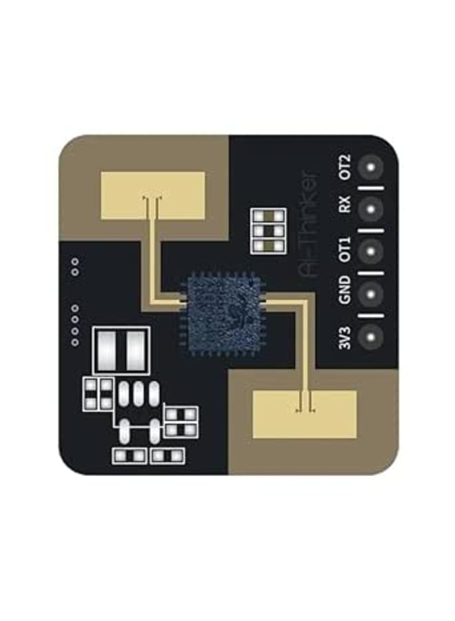 24GHz Millimeter Wave Human Presence Radar Module – Ai Thinker RD-03 with UART Interface, Static & Motion Detection, 20×20mm DIP-5