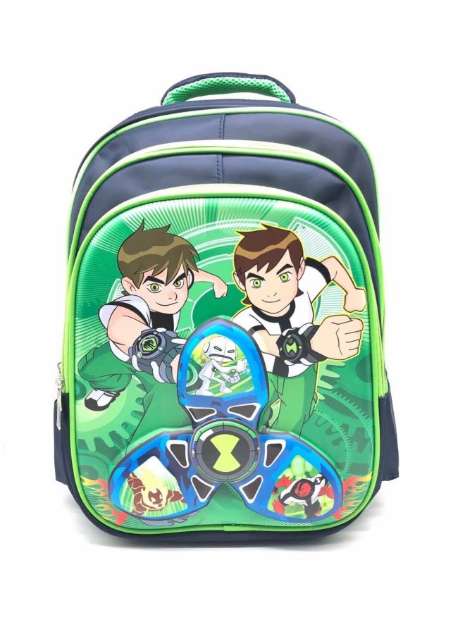 Cartoon Primary 1-4 Grade Backpack Children's Ridge Protection Schoolbag For Boys And Girls-Color:Pentium - Image 1