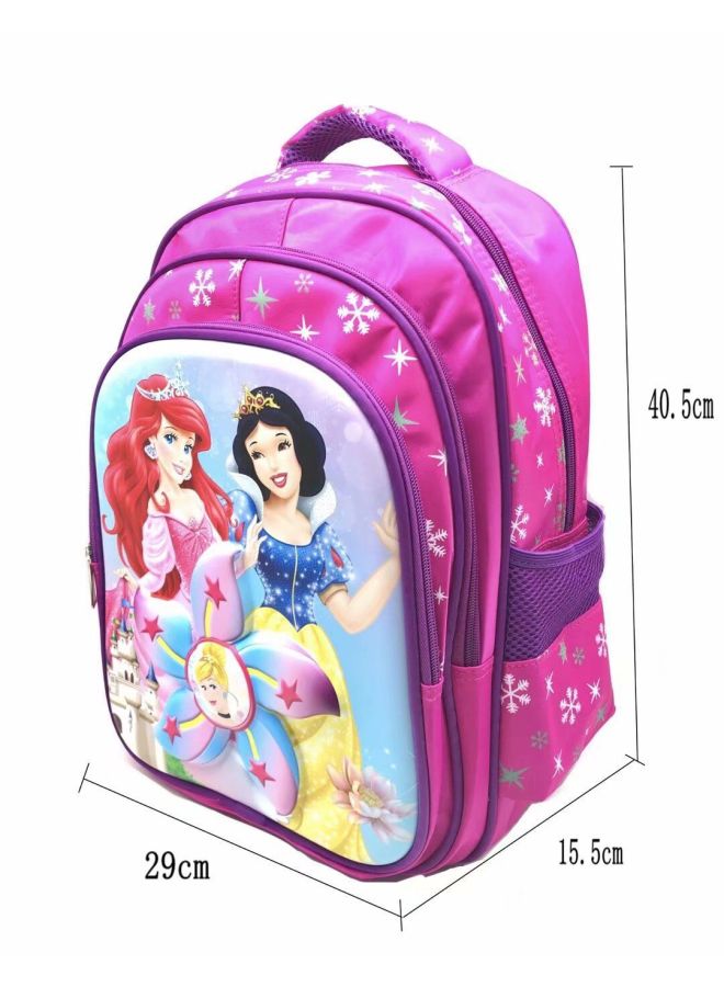 Cartoon Primary 1-4 Grade Backpack Children's Ridge Protection Schoolbag For Boys And Girls-Color:Pentium - Image 5