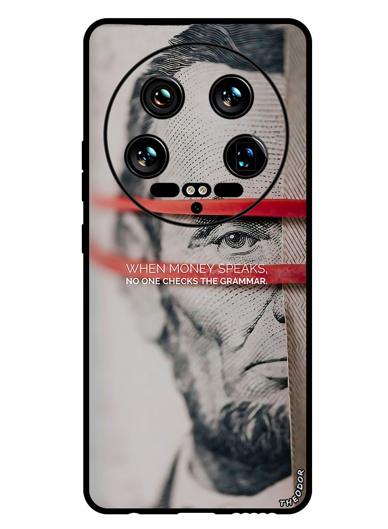 Theodor Protective Case Anti Scratch Shock Proof Bumper Cover For Xiaomi 14 Ultra When money speaks - Image 1