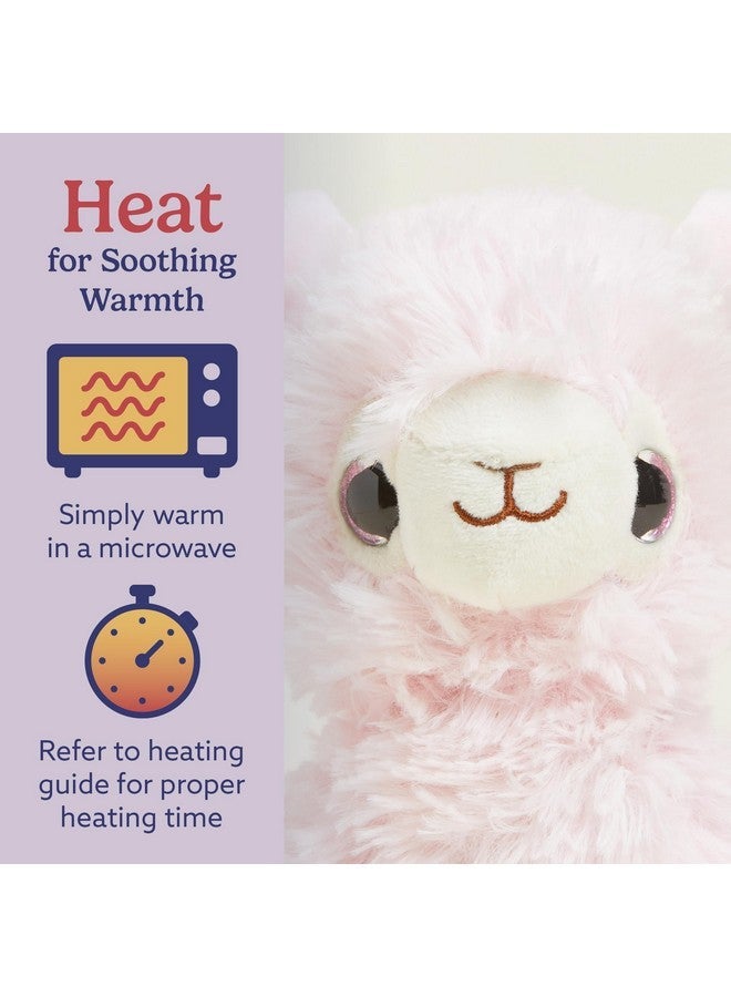 warmies Junior Microwavable & Weighted Stuffed Animals, Pink Llama - Heated Stuffed Animal Plushie for Warmth & Comfort - Cute Soft Plush Toys for Adults & Children (Boys, Girls, Babies & Toddlers) - Image 4