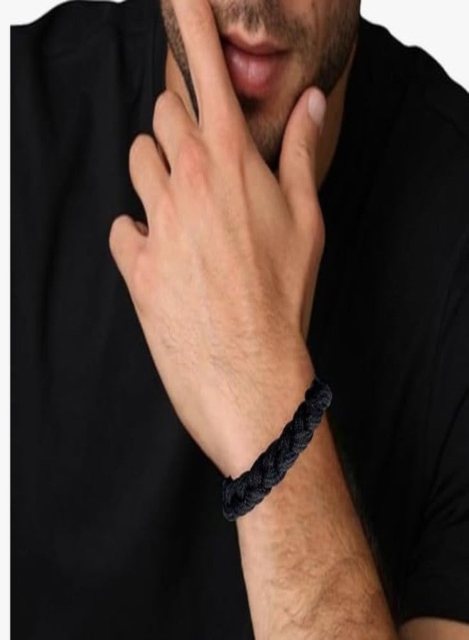 needs collection Black Thread Evil Eye Protection Bracelet, Adjustable Kala Dhaga Religious Wrist Band for Men Women, 2 Pack - Image 3