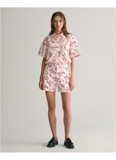 Gant Text Print Shorts