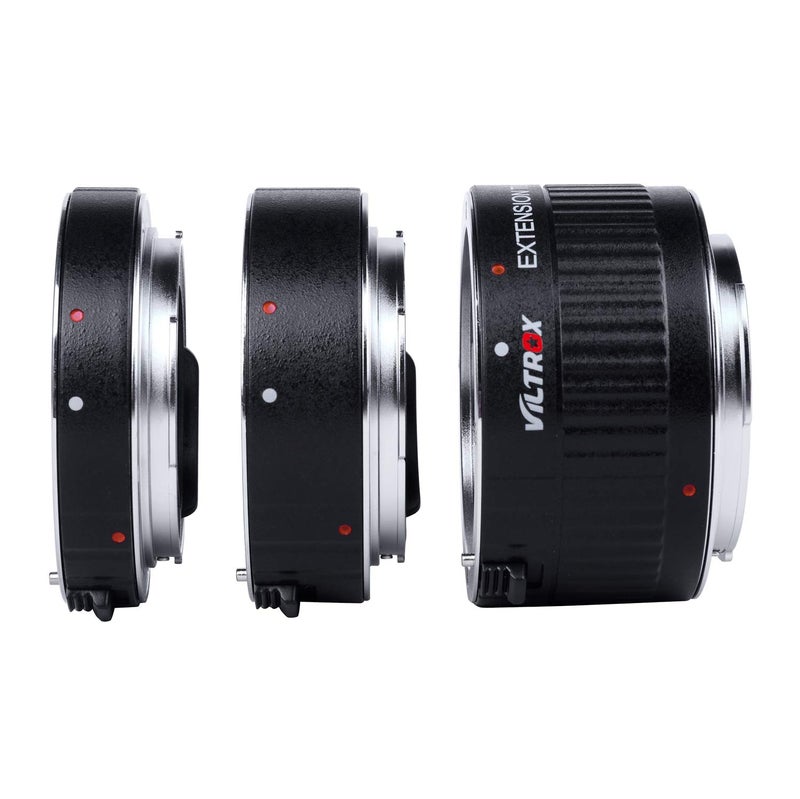 VILTROX DG-C Auto-Focus Macro Lens Extension Tube Set (12mm, 20mm, 36mm Length) for Canon EF/EF-S Mount Lenses n DSLR Camera 5D2 5D3 5D4 6D 7D 70D 80D 700D 760D 1300D T7 T6i T5i - Image 2