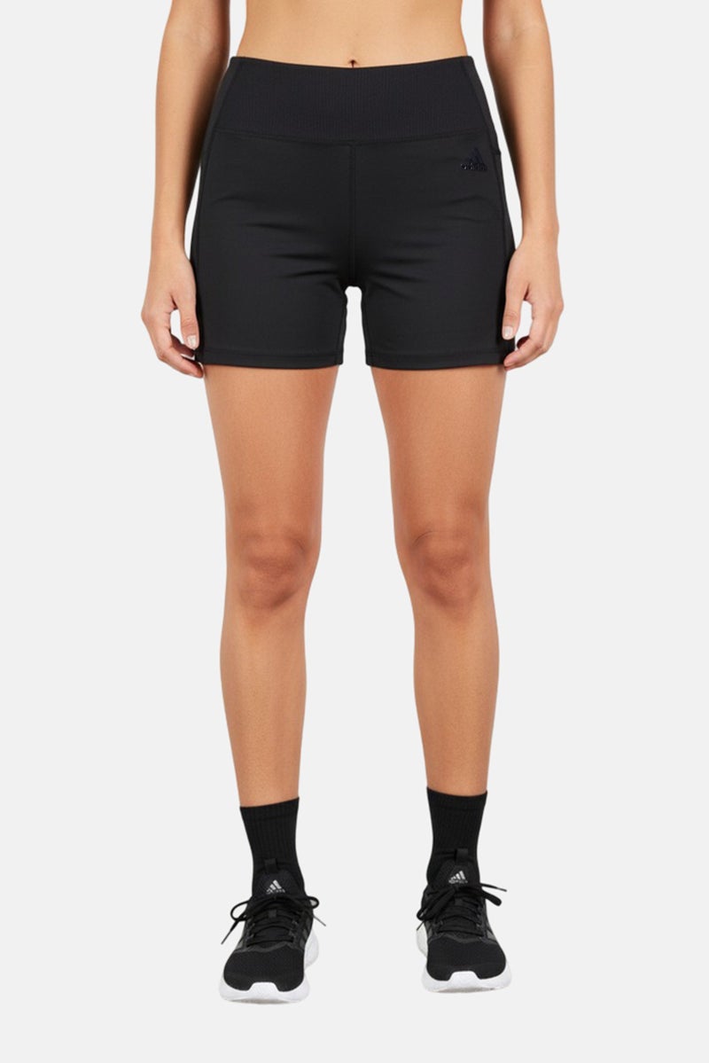 Adidas Women Sportswear Fit Training Shorts, Black - Image 1
