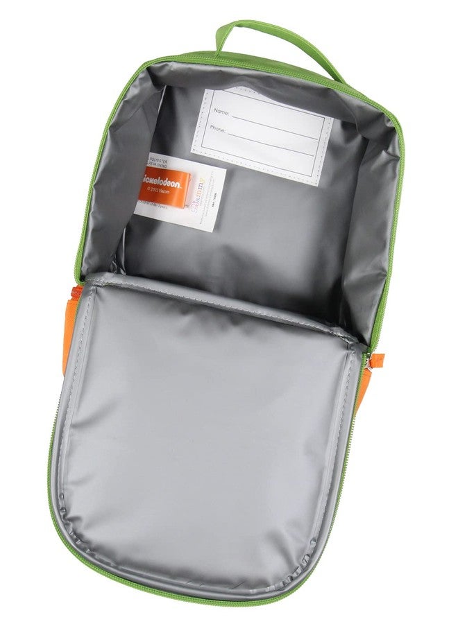 INTIMO صندوق غداء مزدوج المقصورة من إنتيمو لسلطعونات النينجا المراهقين TMNT (مايكل أنجelo) - Image 4