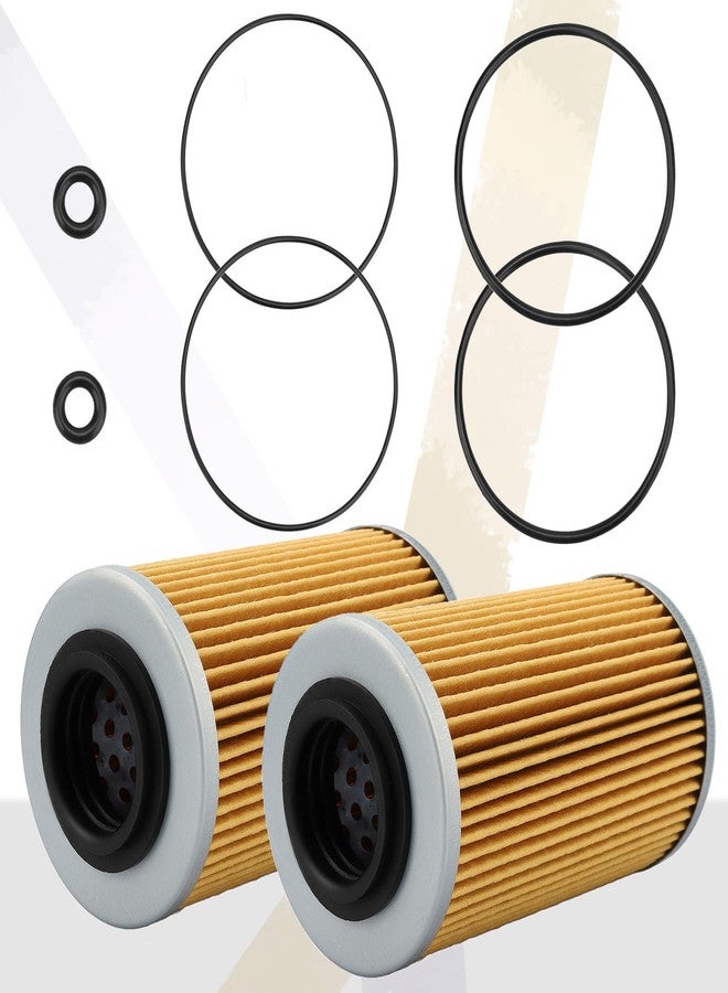 SOLLON Oil Filter & O-Ring Kit for 420956741 Sea-Doo GTI GTS Se GTR GTX RXP RXT RXPX RXTX 130 185 215 255 Engine Motor Jet Boat Replace KN-556 711956741 2-Pack - Image 2