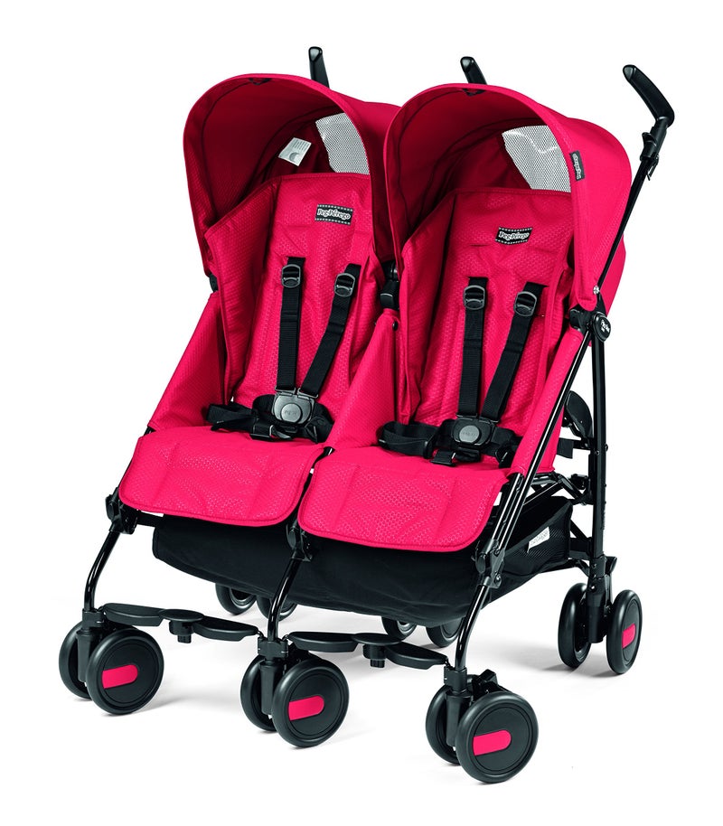 Peg Perego Peg Perego Pliko Mini Twin Baby Stroller Mod Red