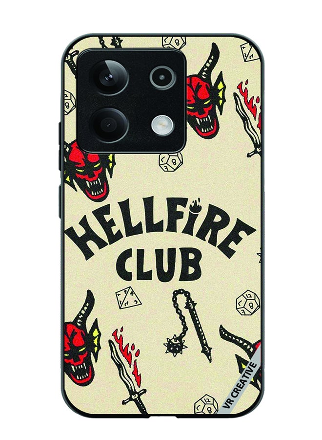 VR CREATIVE Protective Case Cover For Xiaomi Poco X6 Hellfire Club Design Multicolour - Image 1