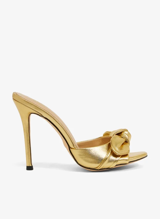 Bow Detail High Heel Sandals
