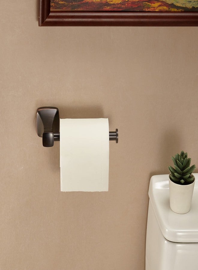 KOCUUY Bronze Toilet Paper Holder, Oil Rubbed Bronze Toilet Tissue Holder Bathroom, Bath Toilet Paper Roll Holder Antique Farmhouse Rustic Wall Mounted ORB - Image 3