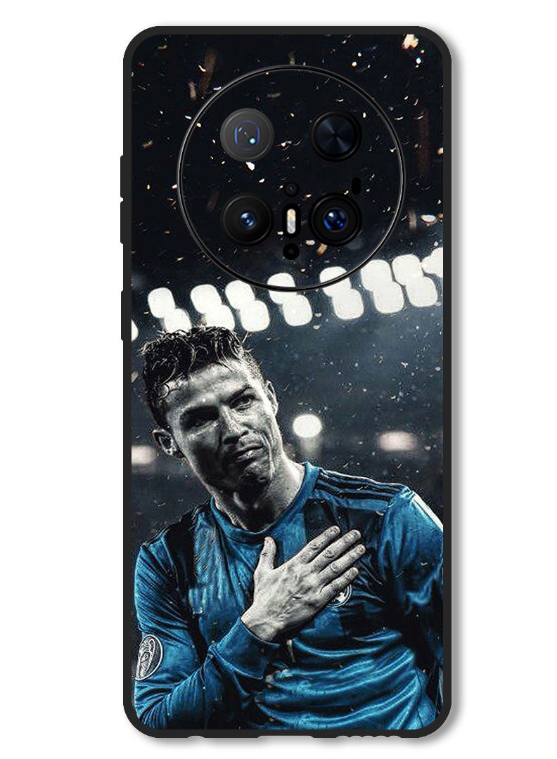 Theodor Case Compatible with Huawei Mate 70 Pro/ 70 Pro + Protection Shockproof Bumper Cover Ronaldo Thanking - Image 1