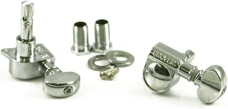 Grover 406C Rotomatic Mini Self Locking Machine Heads - Chrome Finish - Image 2