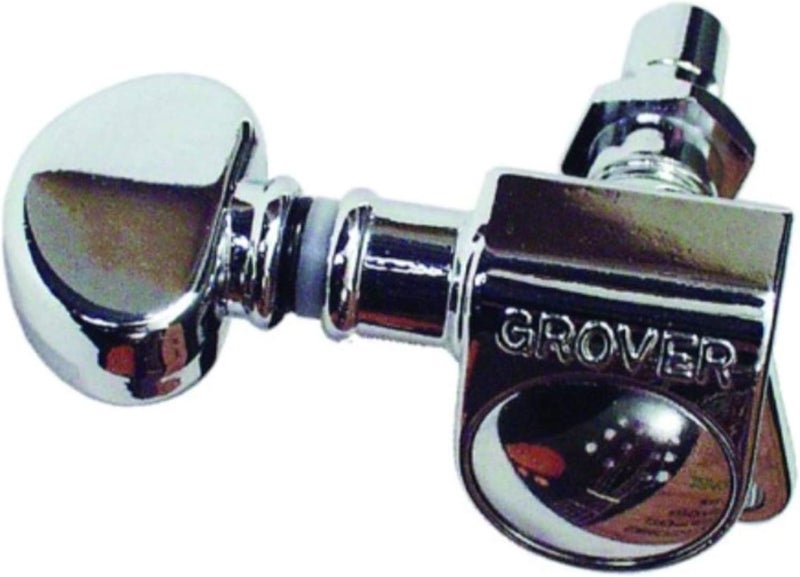 Grover 406C Rotomatic Mini Self Locking Machine Heads - Chrome Finish - Image 3