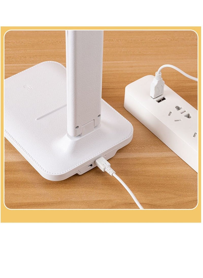 Arabest - LED Chargeable Table Lamp 3 Color Stepless Dimmable Touch Foldable Reading Eye Protection Night Light - Image 1