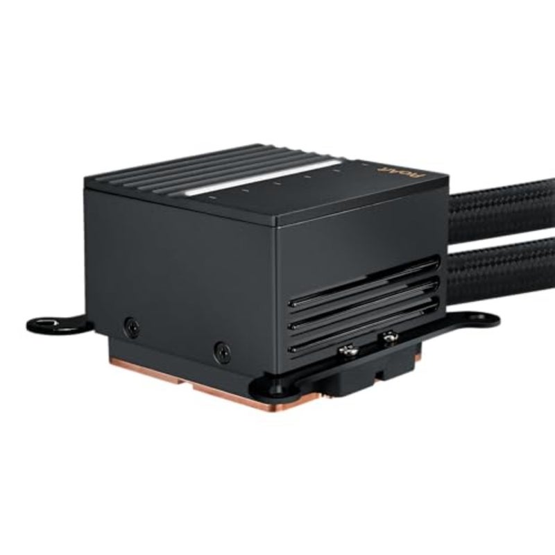 ProArt LC 240 All-in-One Liquid CPU Water Cooling for desktops, black aluminum radiator with RGB status display, quiet 3000 rpm fans, 39.5 dB A - Image 2