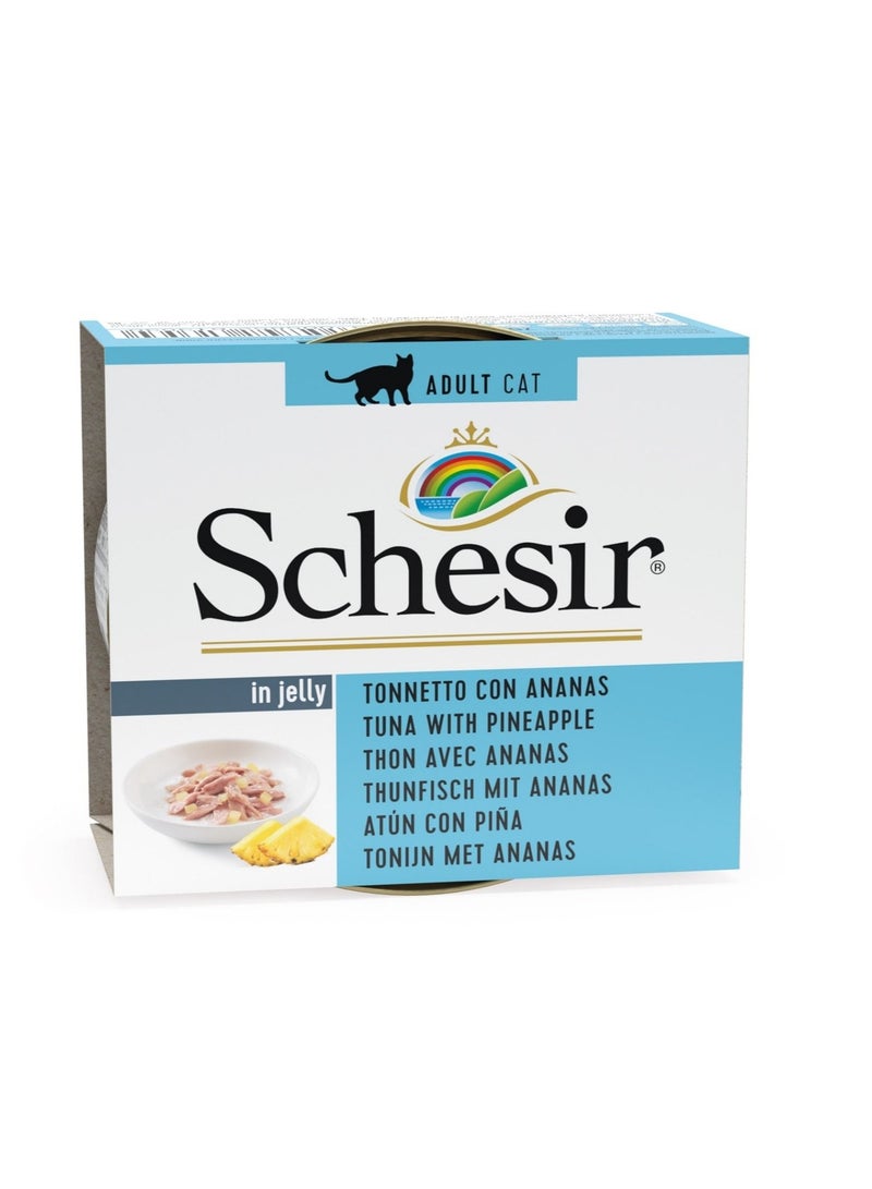 Schesir Cat Wet Food With Tuna And Pinapple in Jelly - Image 1