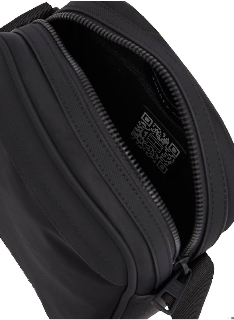 TOMMY HILFIGER Men's Mini Crossover Handbag - Polyester, Black  - Image 3
