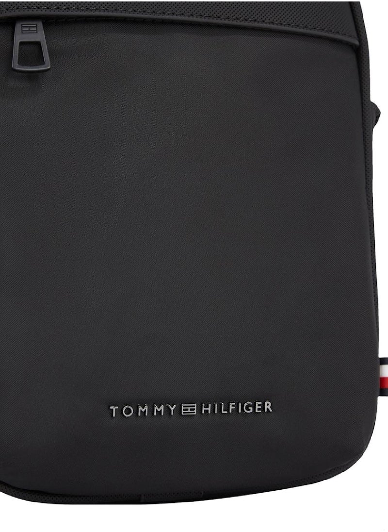 TOMMY HILFIGER Men's Mini Crossover Handbag - Polyester, Black  - Image 5