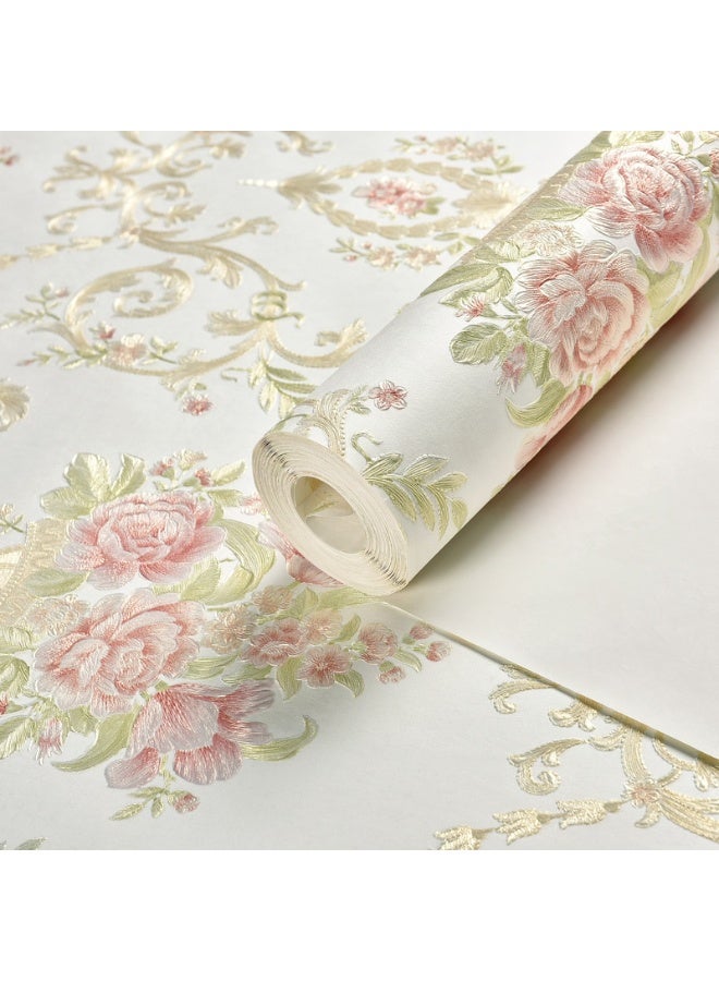 Anna 0.53*2m 3D Waterproof Bedroom Wall Decor Stickers - Decorative Background Wallpaper - Image 1