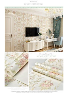 Anna 0.53*2m 3D Waterproof Bedroom Wall Decor Stickers - Decorative Background Wallpaper  - Image 2