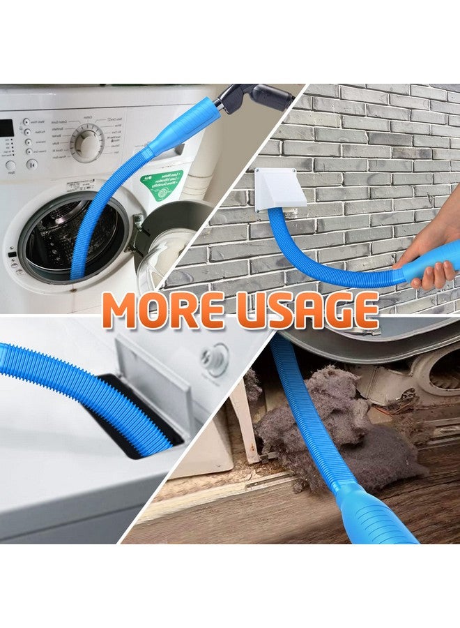 PetOde PetOde Dryer Vent Cleaner Kit - Dryer Vent Vacuum Attachment & Hose - Lint Remover - Power Washer - Blue - Modern - Vacuum Compatible - STEAM_CLEANER - Handheld - Cleaning Tool - Image 2