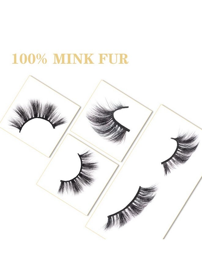 ARISON LASHES Arison Faux Mink Lashes Natural Look Fluffy Fake False Eyelashes 3D Wispy Lashes Long Lashes Bulk For Women B03 - Image 3