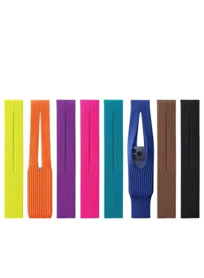 MOCOM 2025 Trendy 3D-Knit Phone Pocket Case & Crossbody Bag for iPhone 17/16/15 | Ultra-Light Shock-Absorbing Stretch Sleeve with Adjustable Multi-Wear Strap | Eco-Friendly Minimalist Pouch for Travel, Sports & Daily Essentials - Long - Image 5