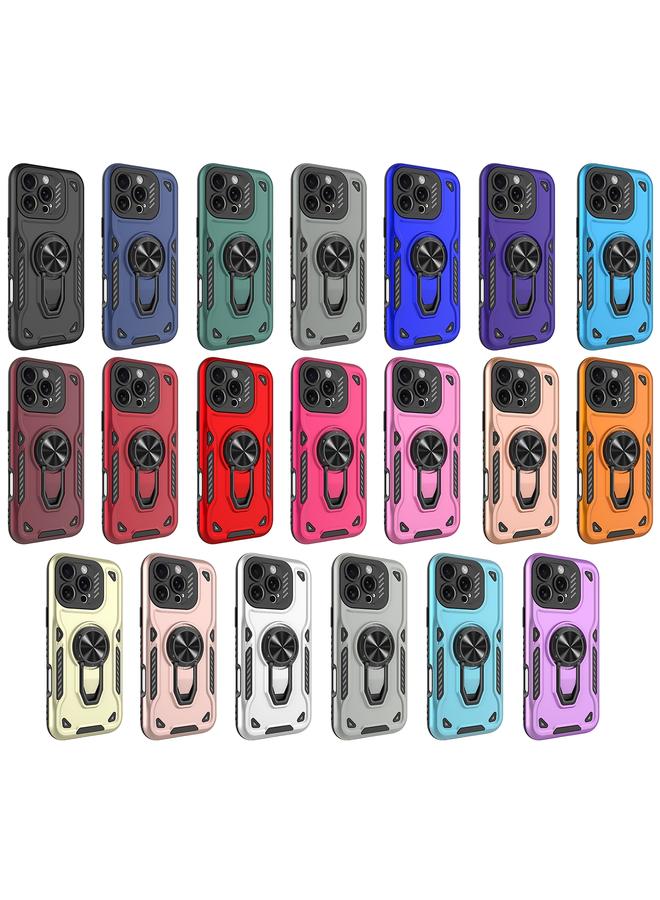 Zaboon Case For iPhone 13 Pro Max Metal Rotating Bracket TPU + PC Magnetic Phone Case - Image 2