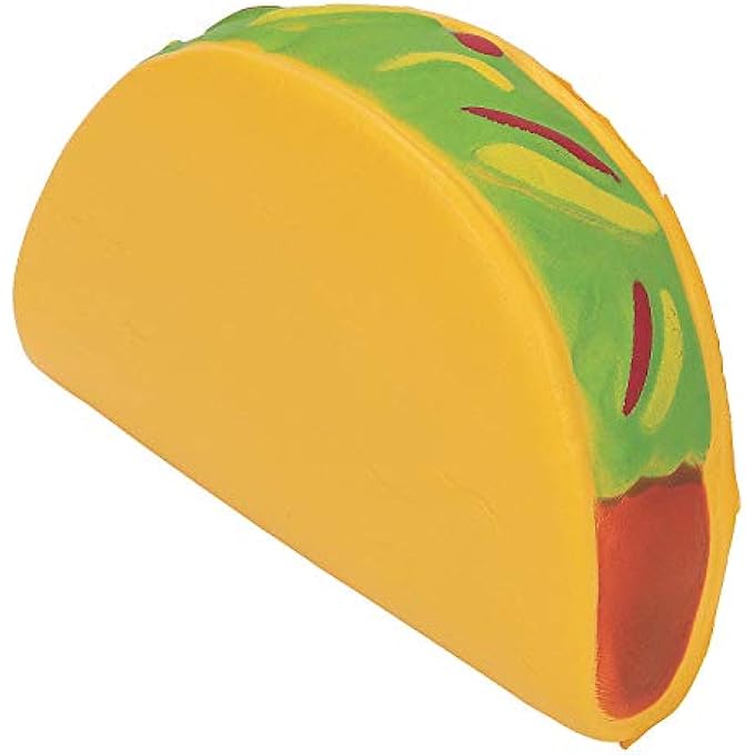 Fun Express Fiesta Taco SQUISHIES - Toys - 12 Pieces - Image 1
