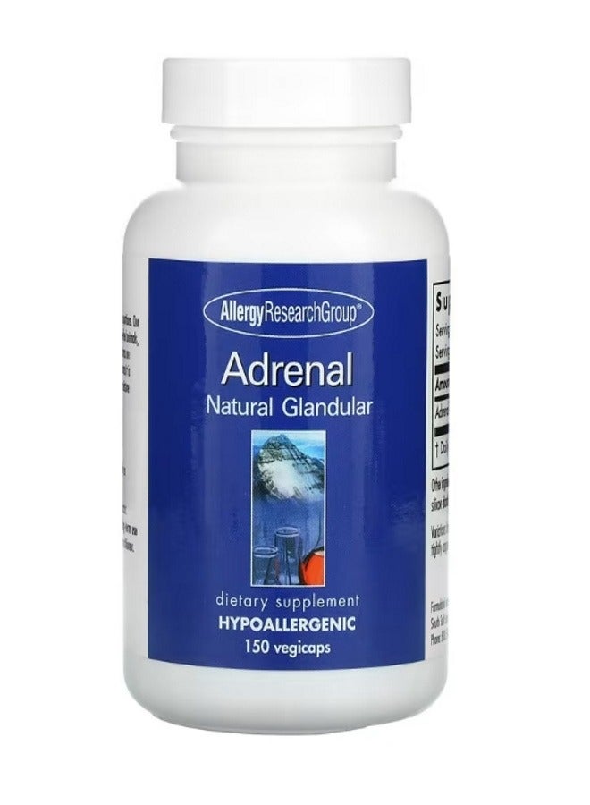 Allergy Research Group Adrenal Natural Glandular 150 Vegicap - Image 1