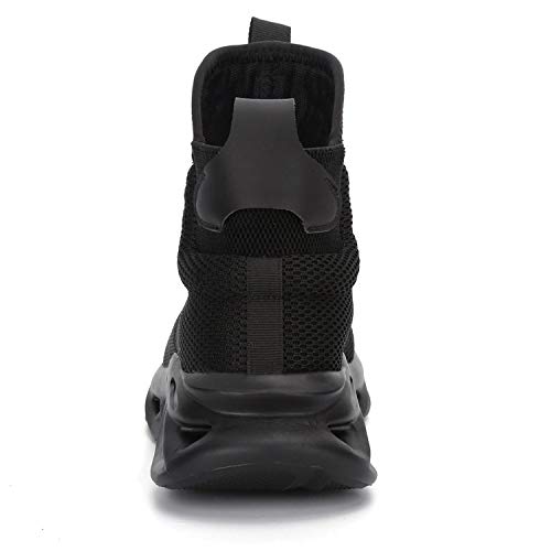 ORISTACO Work Safety Boots Breathable Lightweight Steel Toe Industrial Construction Landscaping Tennis Sneakers, 850 Black 40 - Image 3