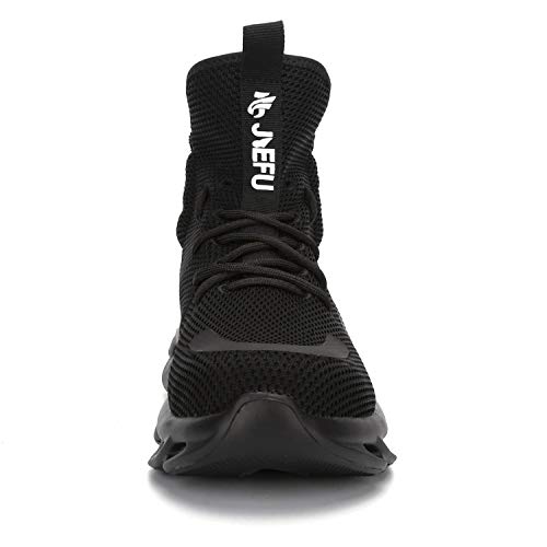 ORISTACO Work Safety Boots Breathable Lightweight Steel Toe Industrial Construction Landscaping Tennis Sneakers, 850 Black 40 - Image 4