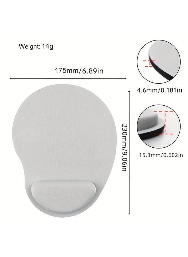 Ergonomic EVA wrist rest pad, non-slip memory foam mouse pad, comfortable and skin-friendly desk chair for office computer use - Image 1