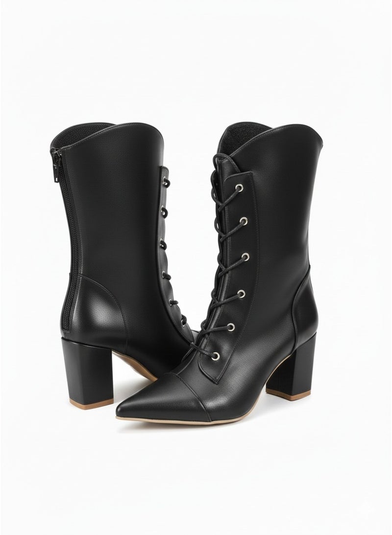 فيبراندا بوت نسائي أنيق بتصميم عصري يجمع بين الجاذبية والعملية - Image 1