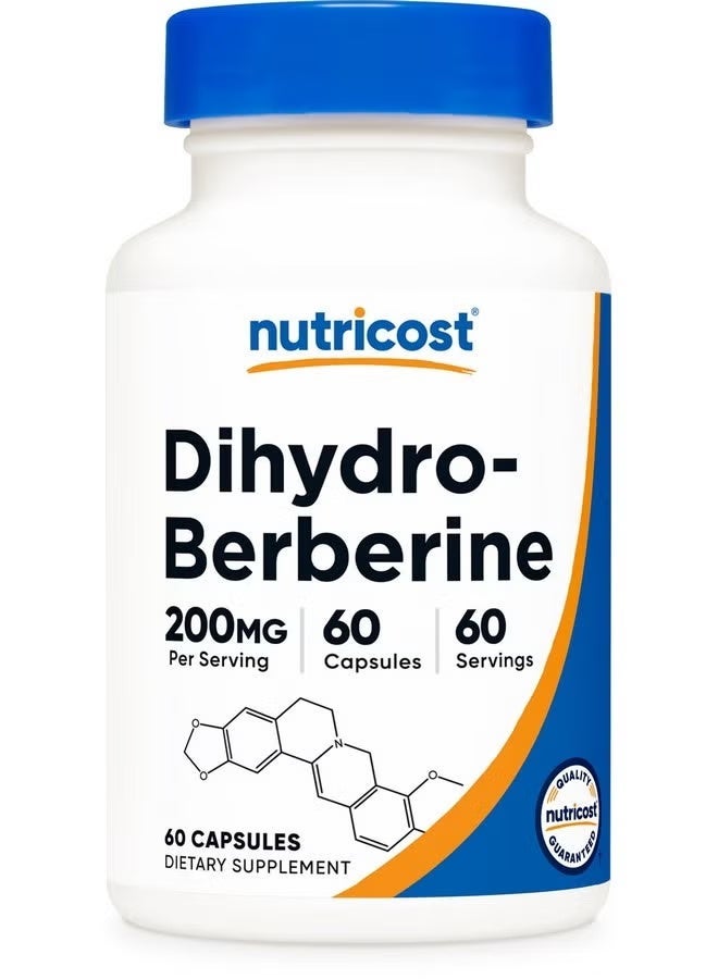 Nutricost, Dihydroberberine, 200 mg, 60 Capsules - Image 1