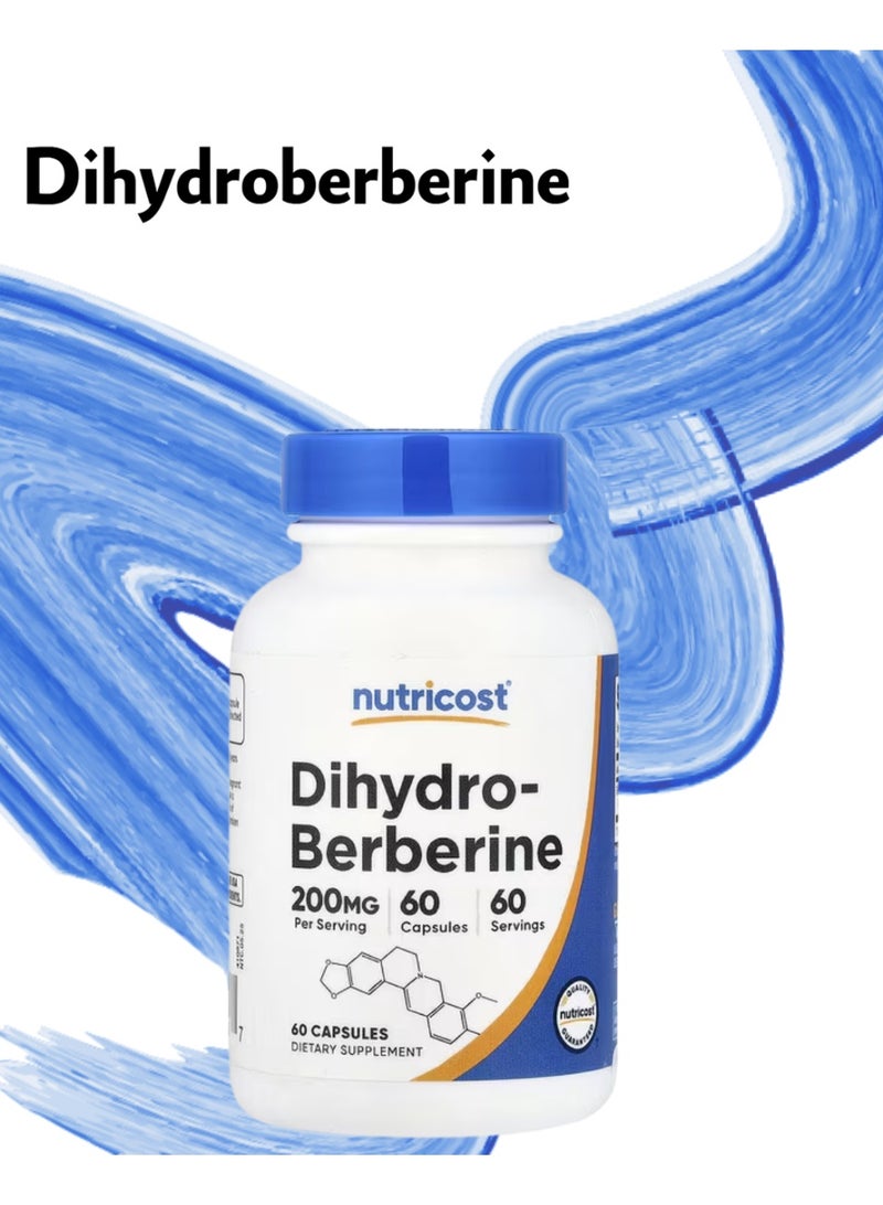 Nutricost, Dihydroberberine, 200 mg, 60 Capsules - Image 1