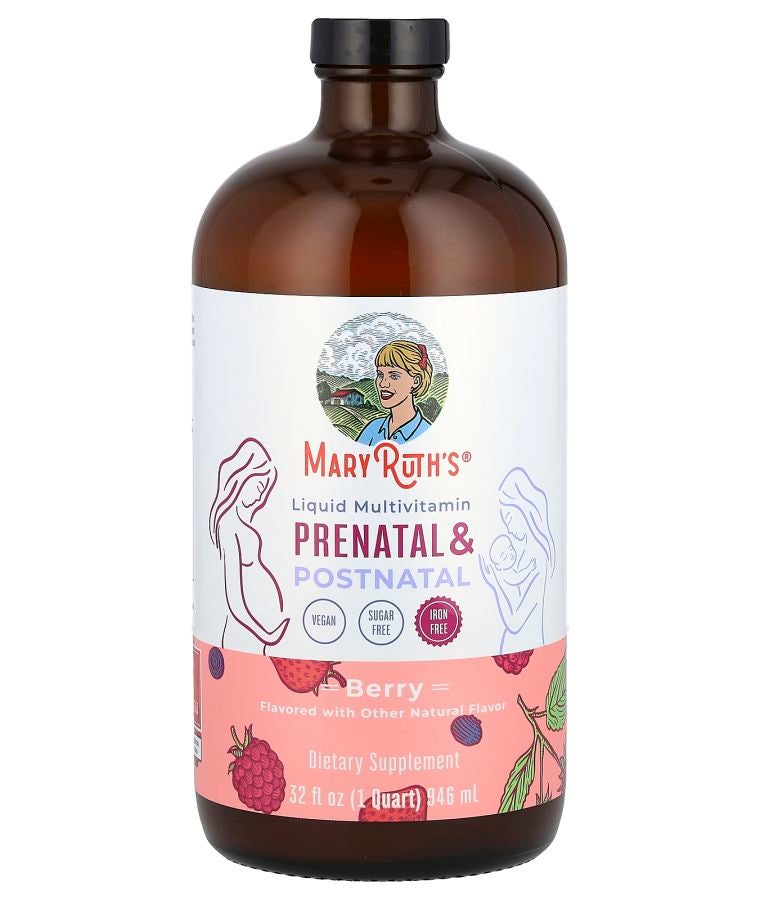 Liquid Multivitamin Prenatal & Postnatal Berry 32 fl oz (946 ml)