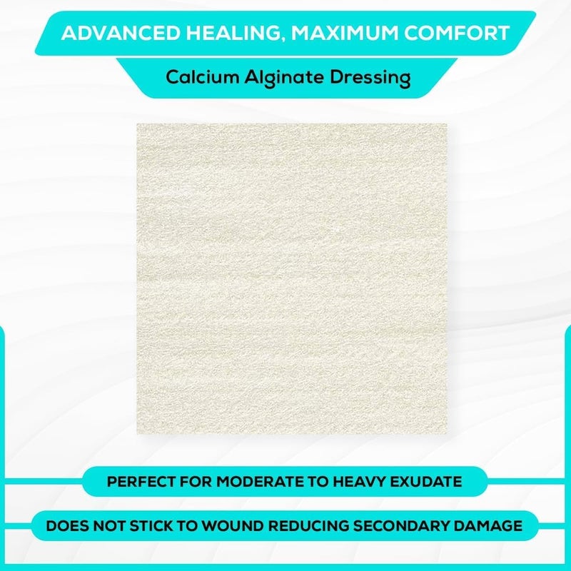 MedVance TM Alginate Calcium Alginate Dressing 425x425 Box of 5 dressings - Image 5