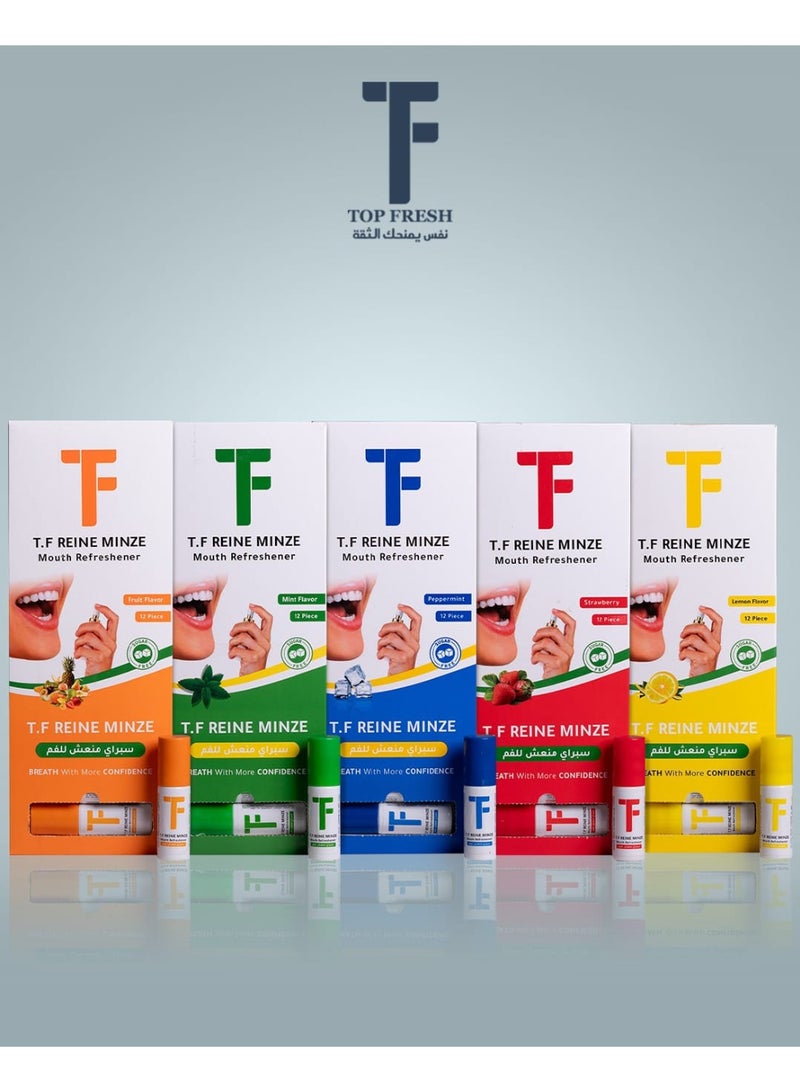 T.F REINE MINZE Freshener Mouth Spray with Strawberry 25ml - Image 2