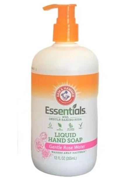 Arm & Hammer - Arm  Hammer Essentials with Gentle Baking Soda Liquid Hand Soap 12 fl oz Gentle Rose - Image 1