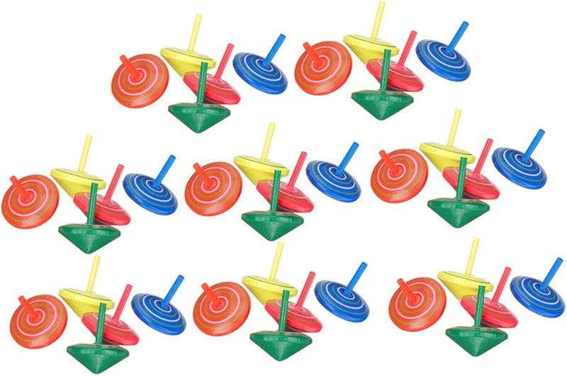 أعلى الغزل قوس قزح الخشبية 40 قطعة لتطوير مهارات التنسيق بين اليد والعين - Image 1