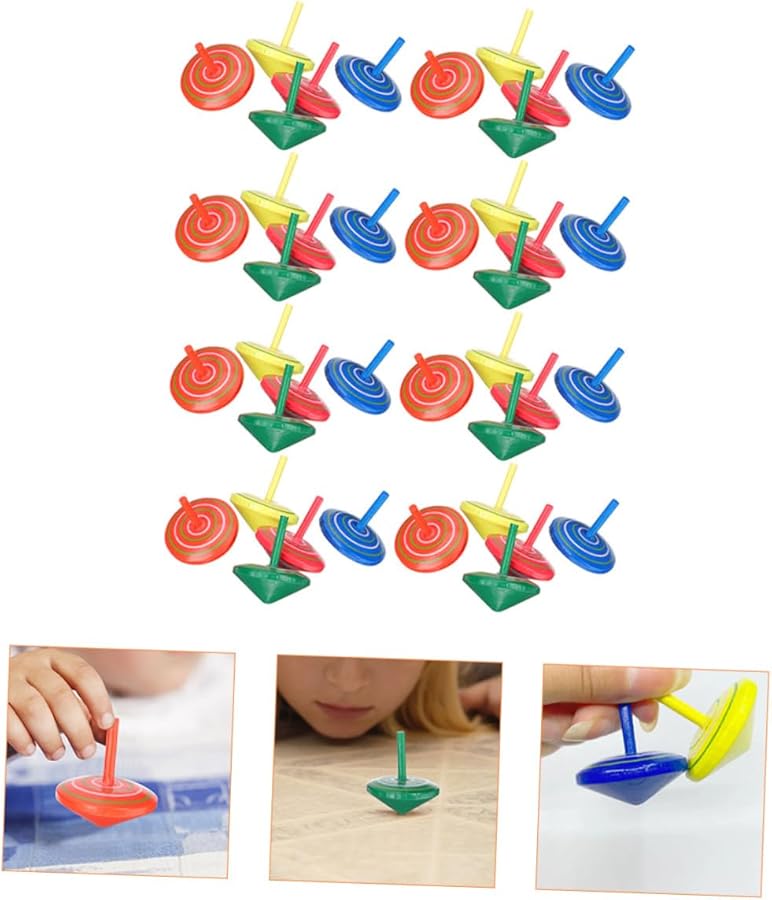 أعلى الغزل قوس قزح الخشبية 40 قطعة لتطوير مهارات التنسيق بين اليد والعين - Image 3